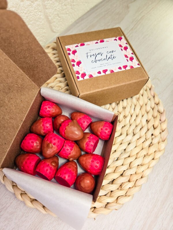 Wax melt de Fresas con chocolate