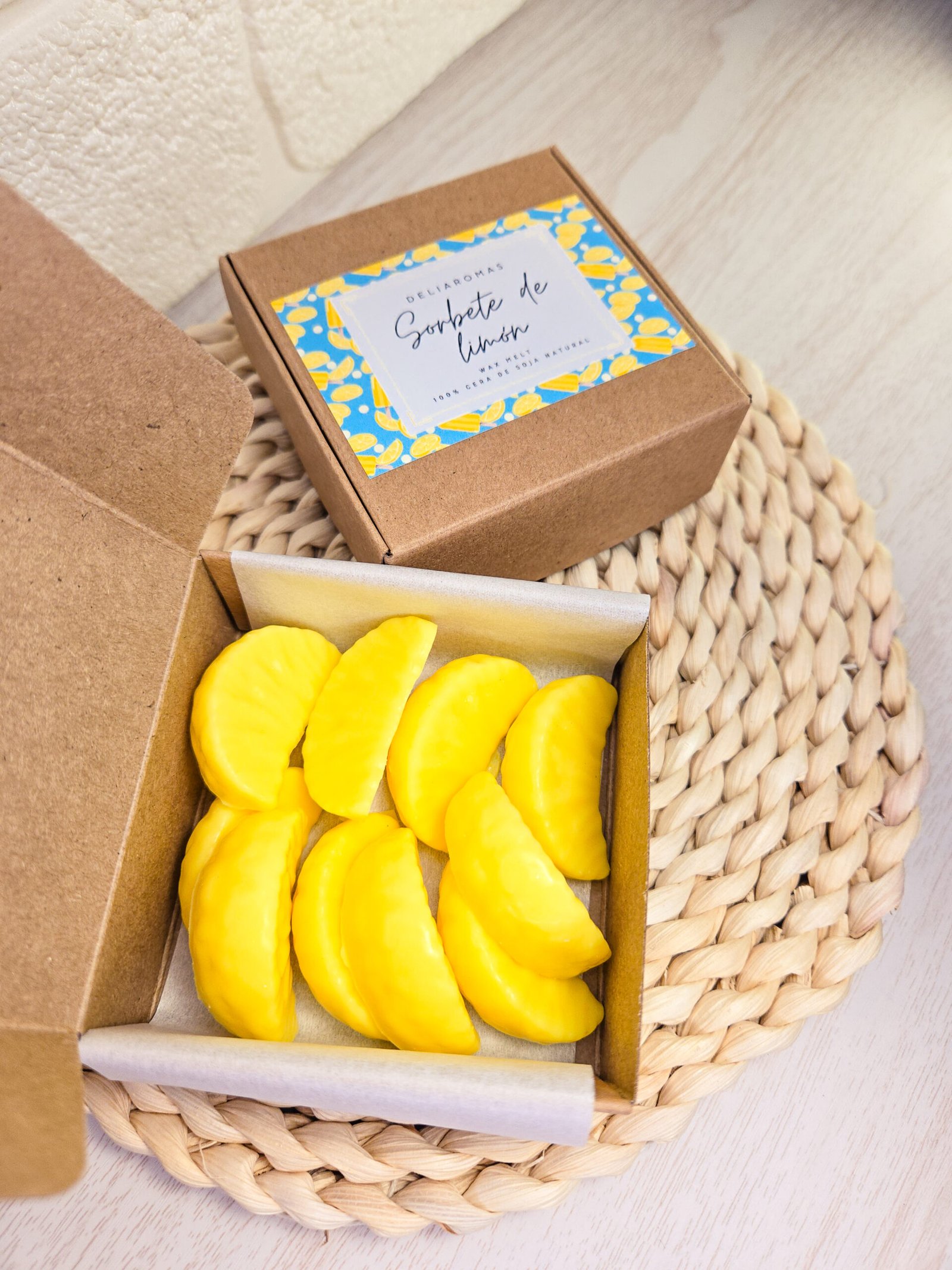 Wax melt de Sorbete de limón