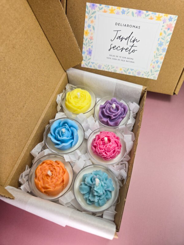 Velas de té Jardín secreto