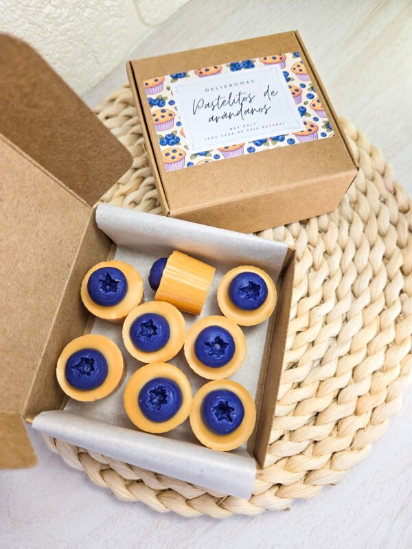 Wax melt de Pastelitos de arándanos