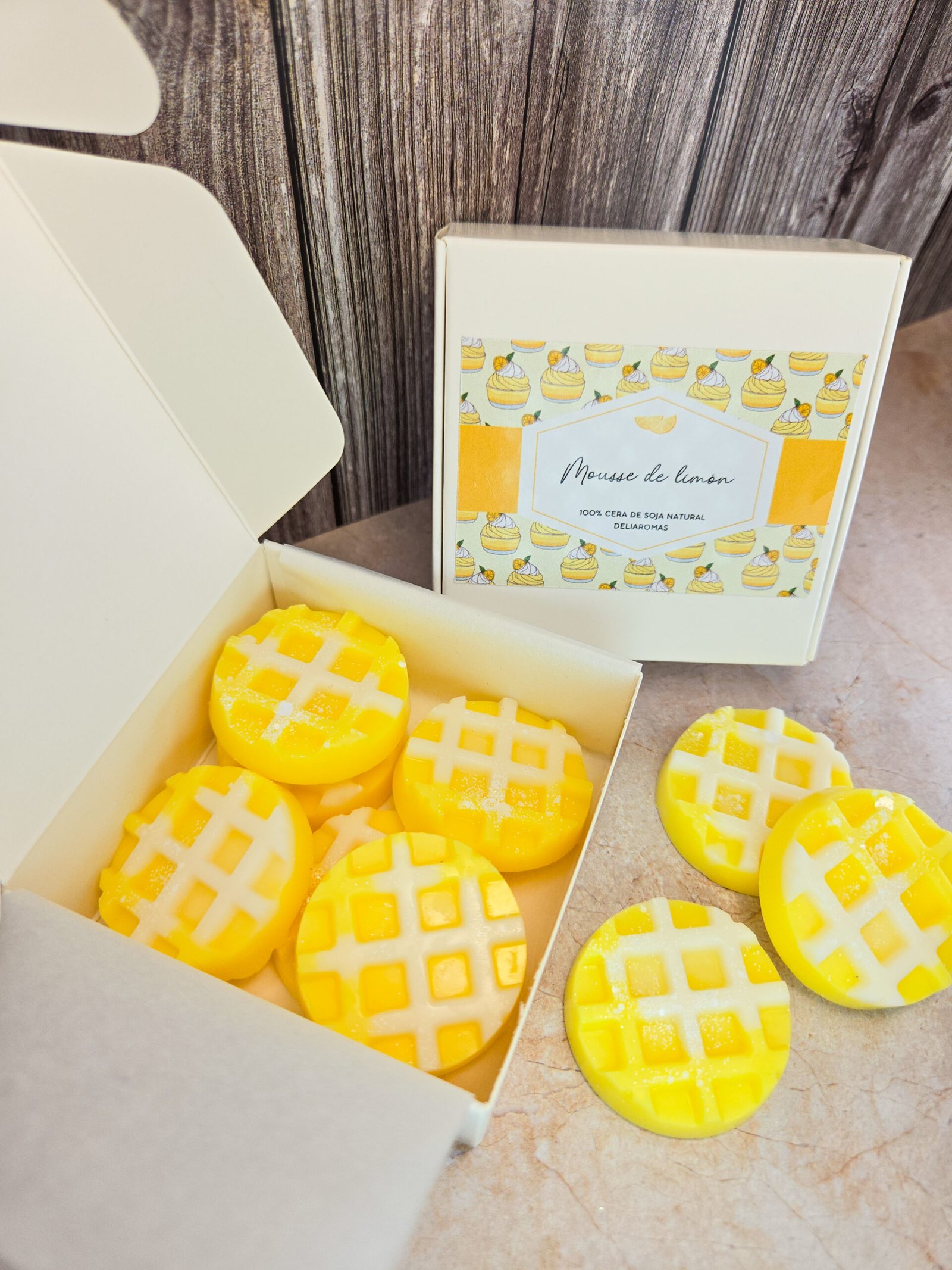 Wax melt de Mousse de limón