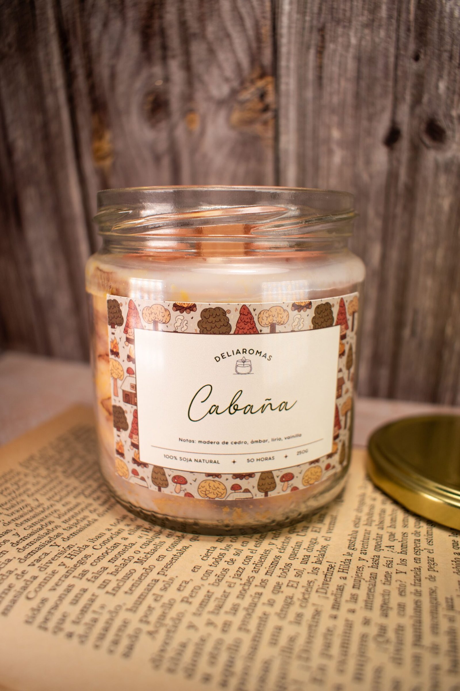Vela aromática de Cabaña