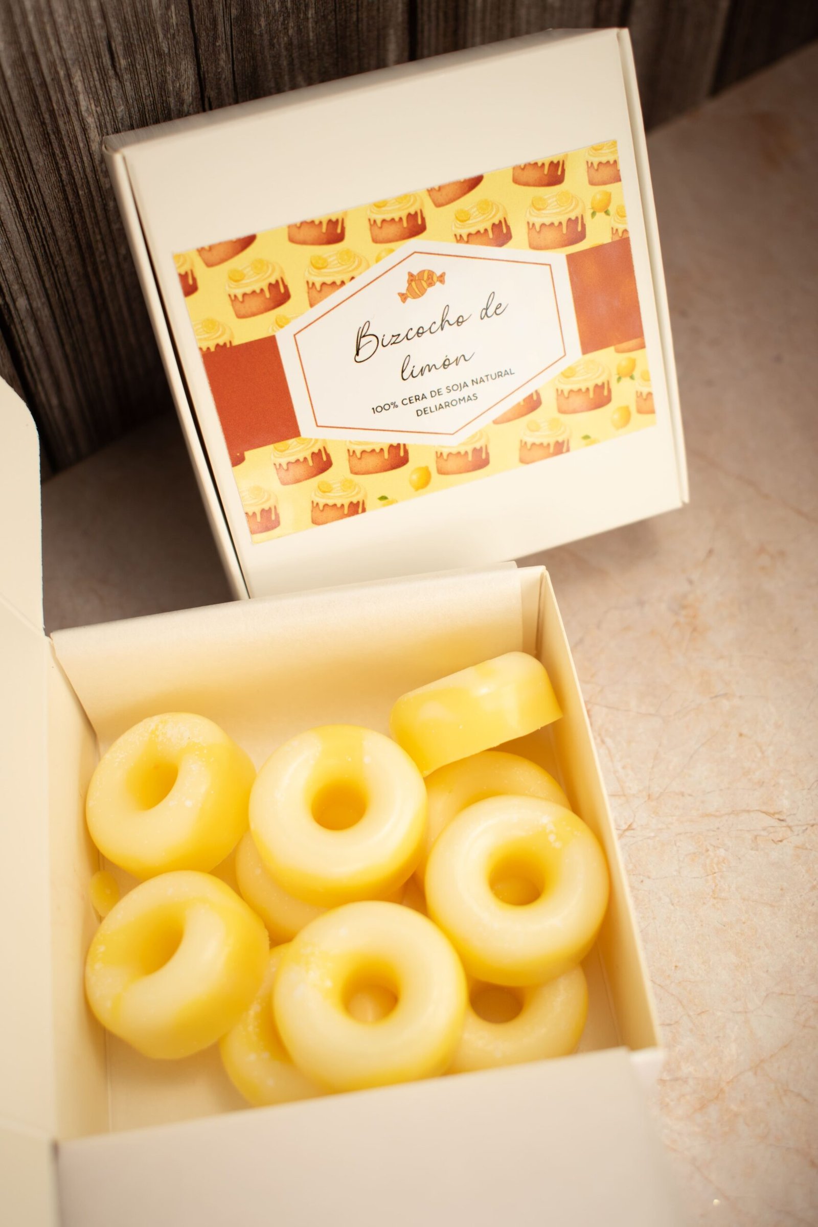 Wax melt de Bizcocho de limón