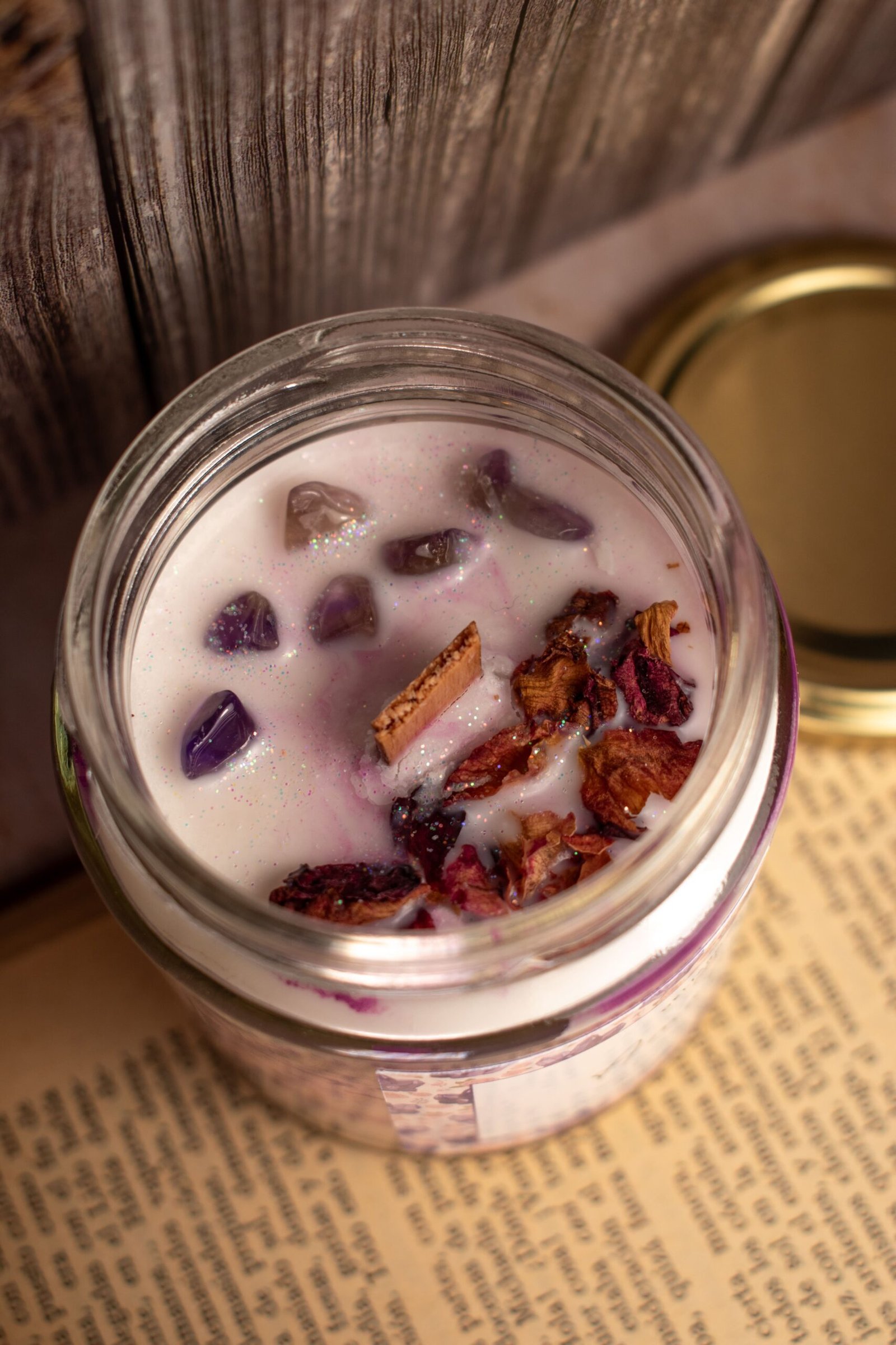 Vela aromática de Amatista