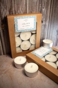 Velas de té sin aroma
