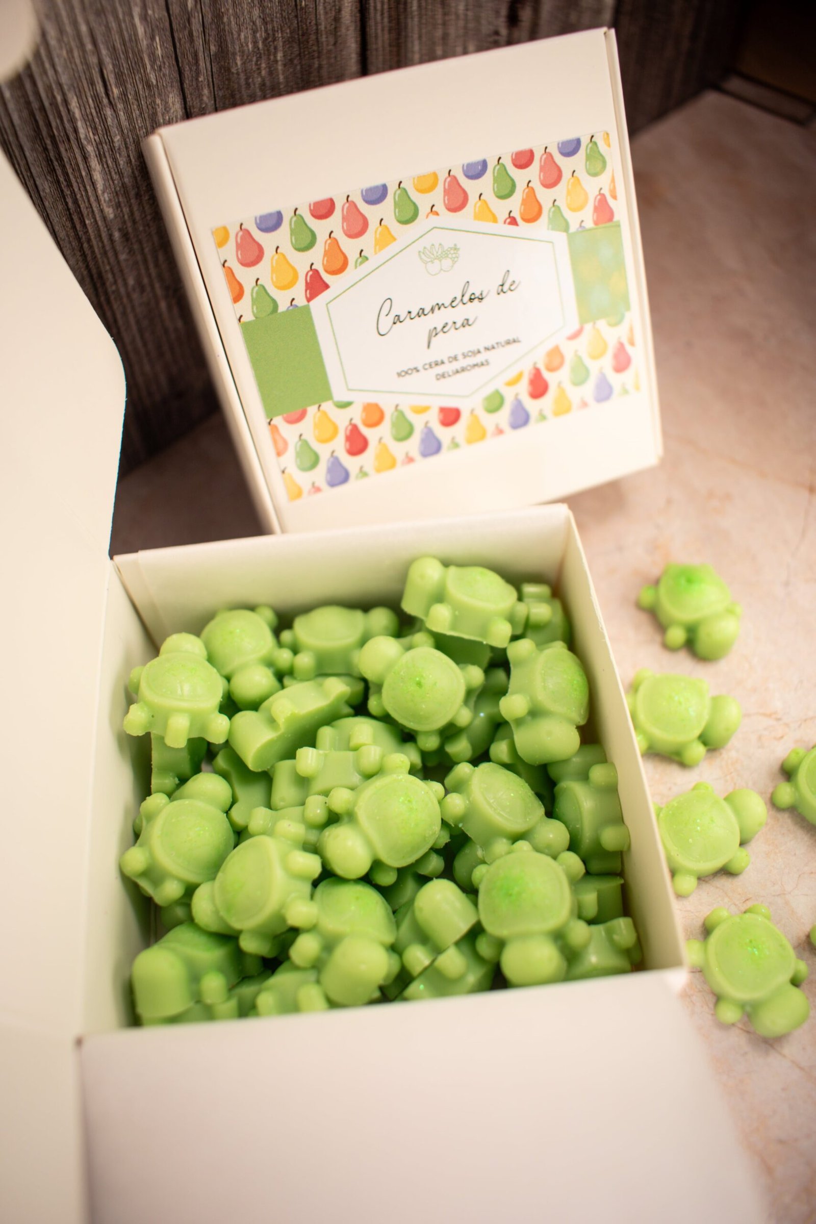 Wax melt de Caramelos de pera
