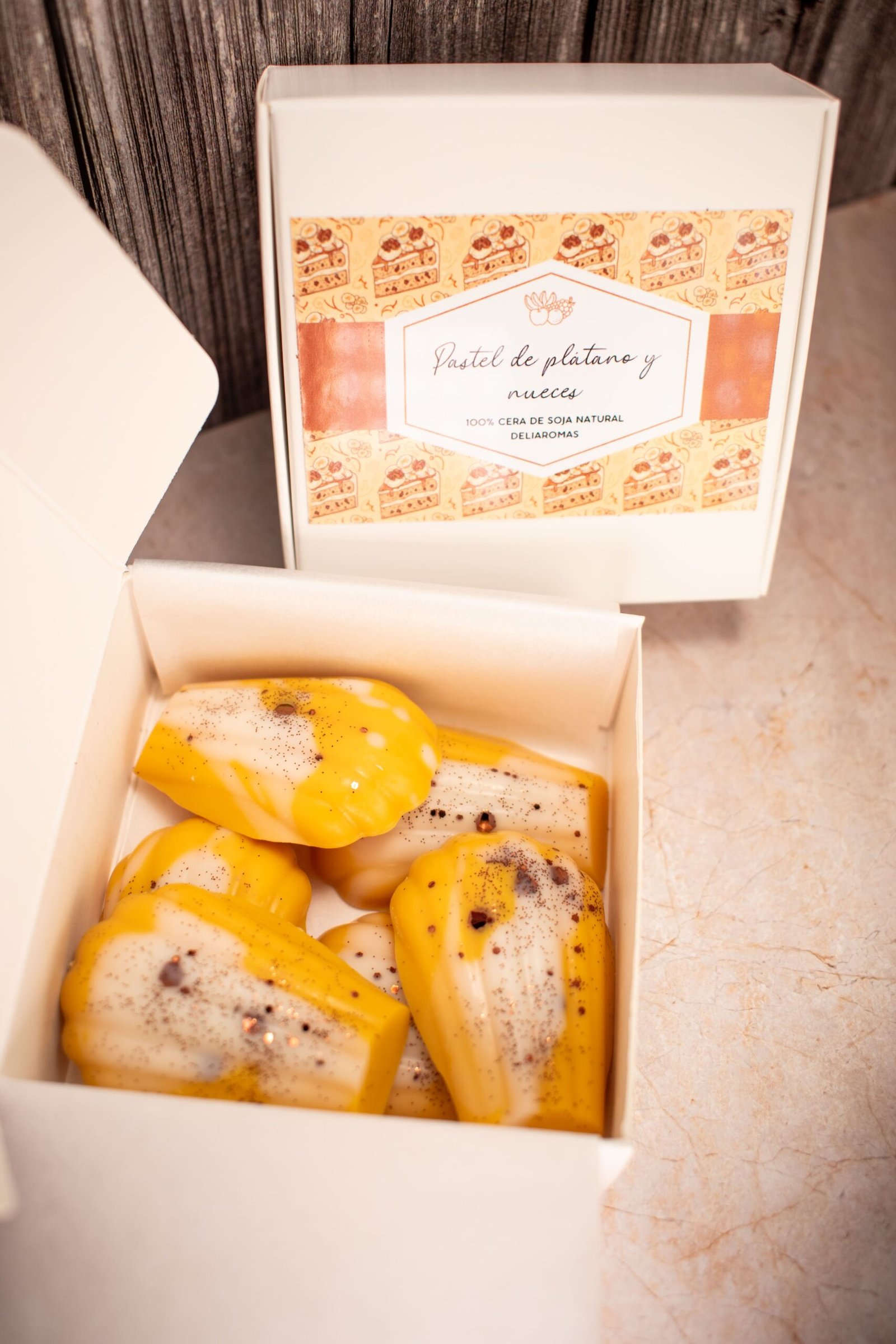 Wax melt de Pastel de plátano y nueces