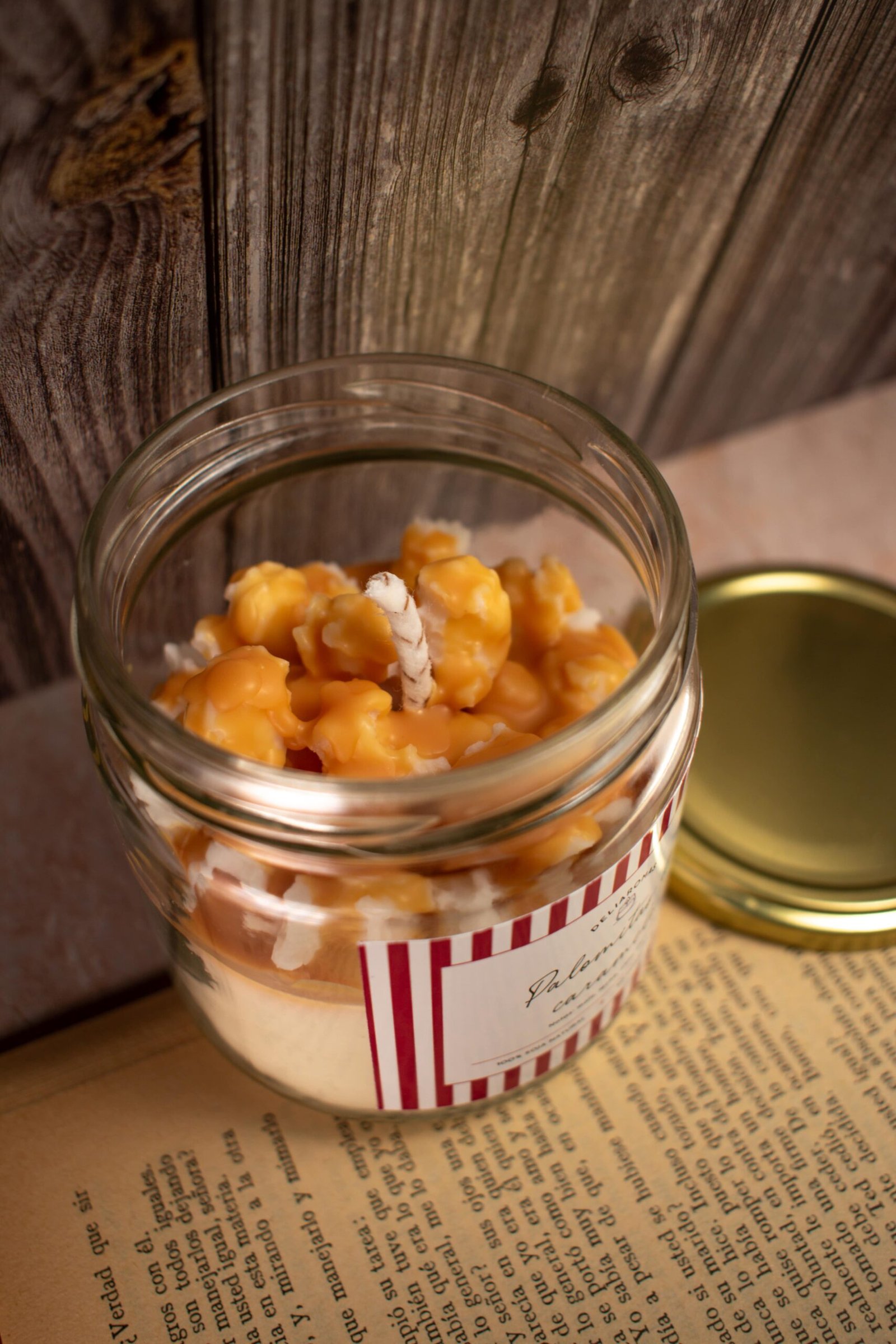 Vela aromática de Palomitas de caramelo