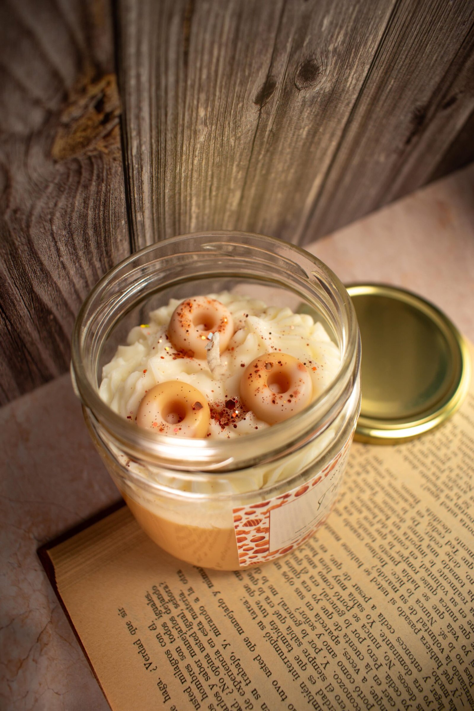 Vela aromática de Toffee