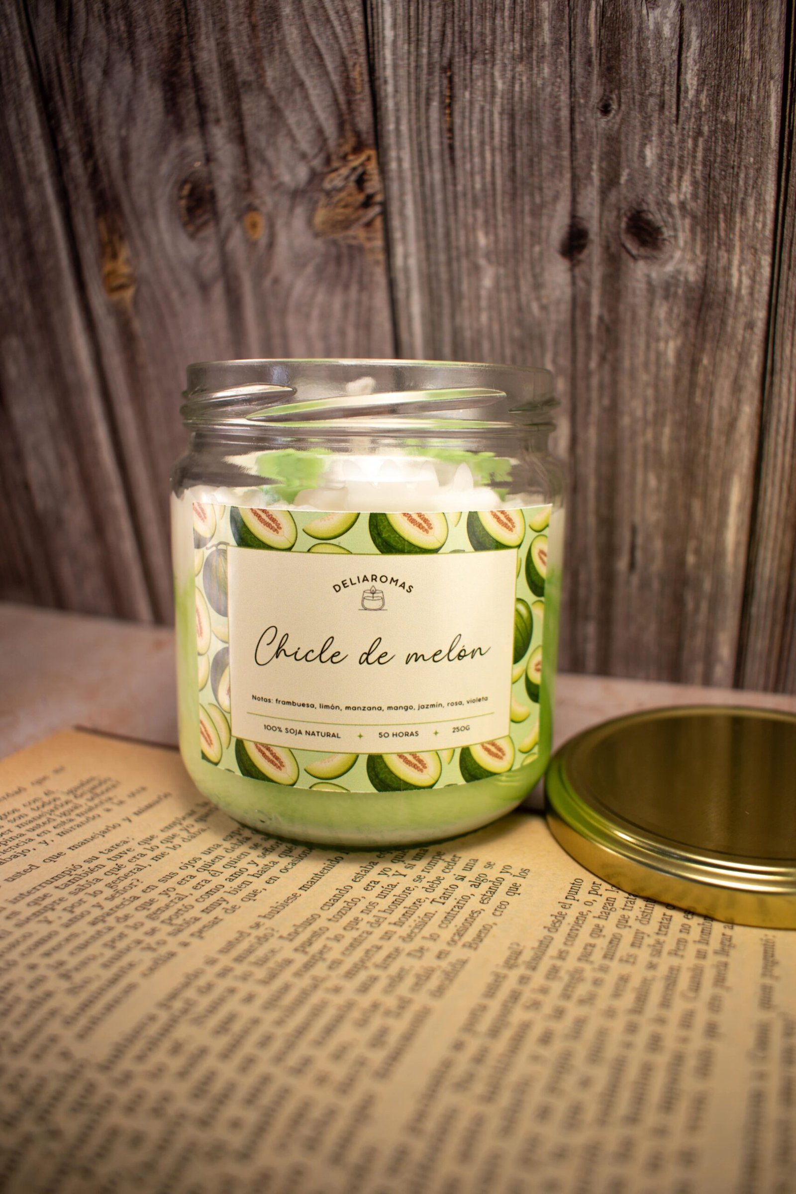 Vela aromática de Chicle de melón