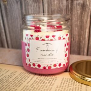 Vela aromática de Frambuesa y vainilla