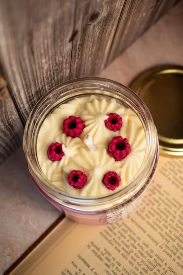 Vela aromática de Frambuesa y vainilla