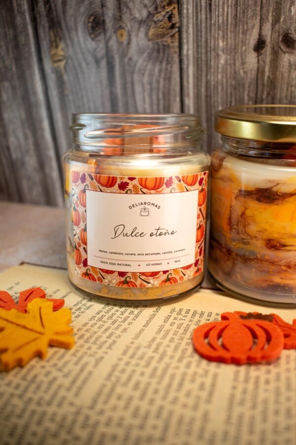 Vela aromática de Dulce otoño