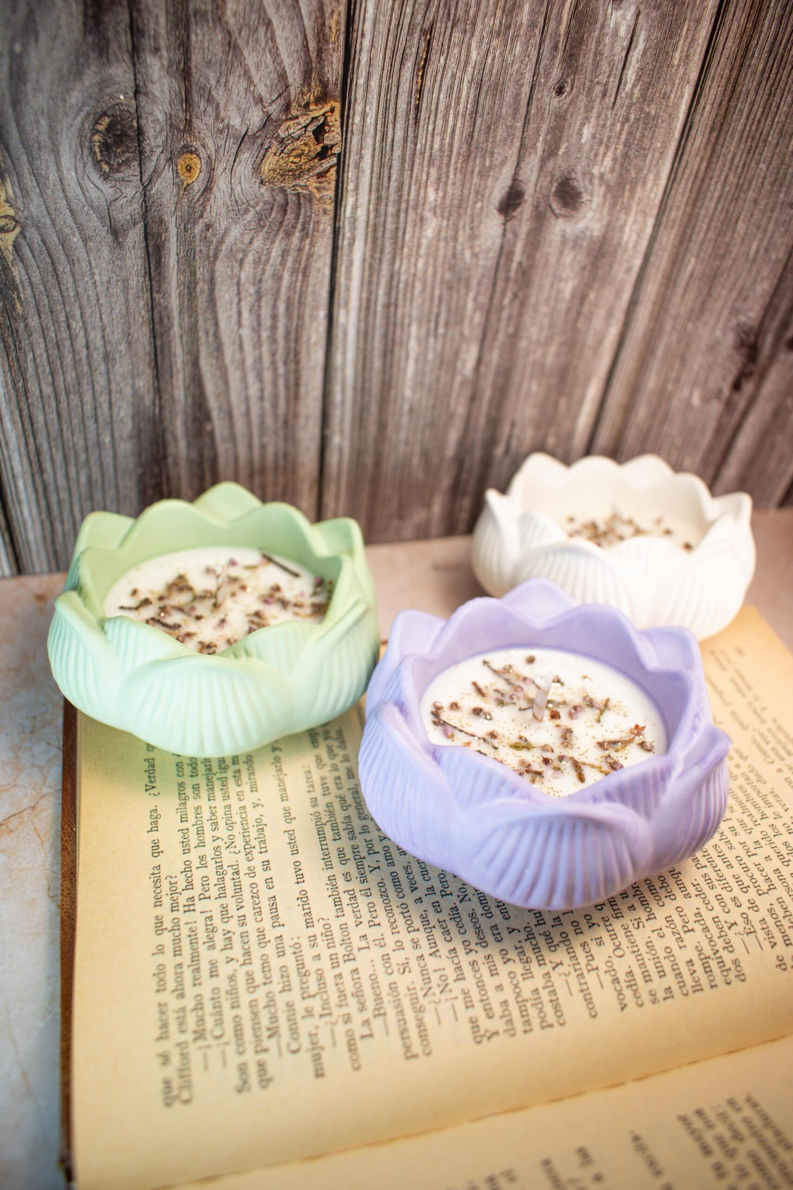 Vela aromática Flor de loto