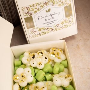 Wax melt de Flor de algodón y té verde