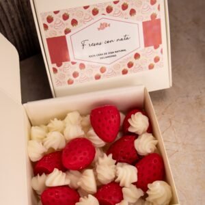 Wax melt de Fresas con nata