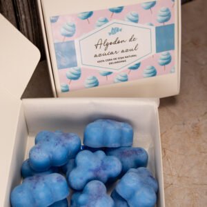 Wax melt de Algodón de azúcar azul